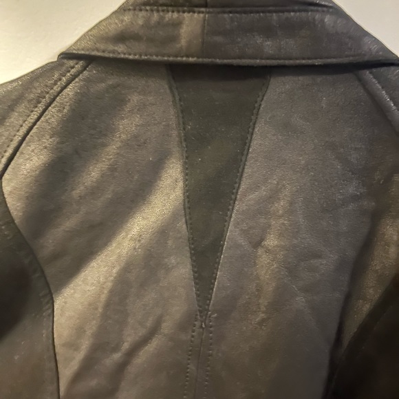 BCBG leather and suade jacket - Picture 3 of 3